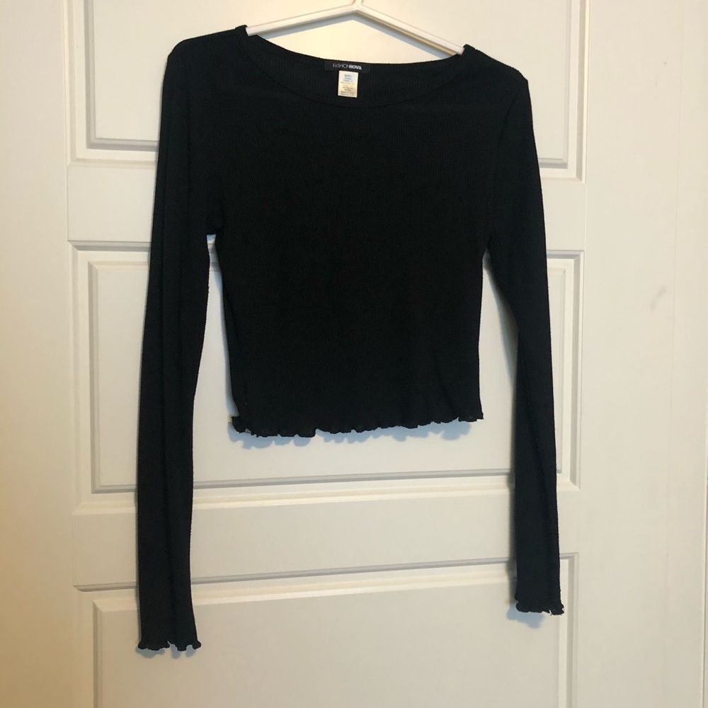 fashion nova ribbed top